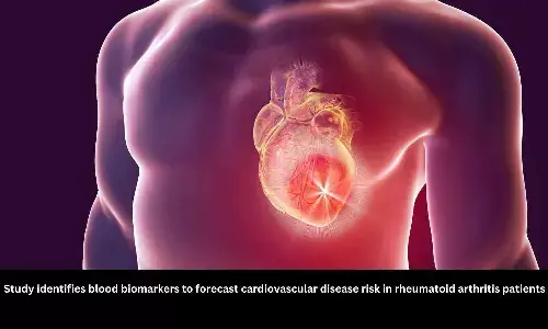 Study identifies blood biomarkers to forecast cardiovascular disease risk in rheumatoid arthritis patients