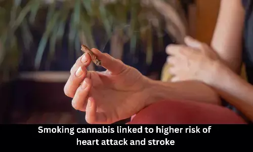 Smoking cannabis linked to higher risk of heart attack and stroke