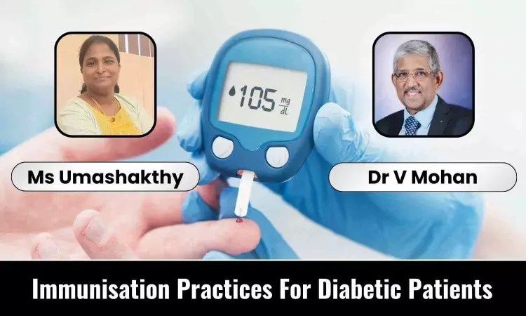 Safe Immunization Practices in People with Diabetes - Dr V Mohan, Ms Umashakthy