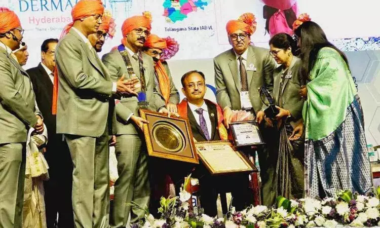 Mangaluru Dermatologist Dr Ramesh Bhat M bags Lifetime Achievement Award at DERMACON-2024