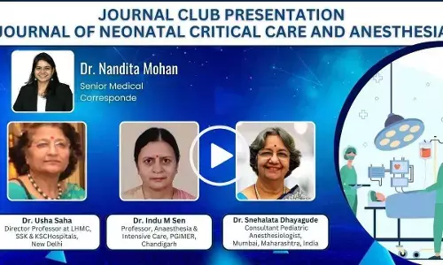 Know your Journal-Journal of Neonatal Critical Care & Anesthesia