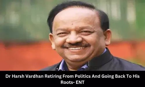 Former Union Health Minister Dr Harsh Vardhan quits politics