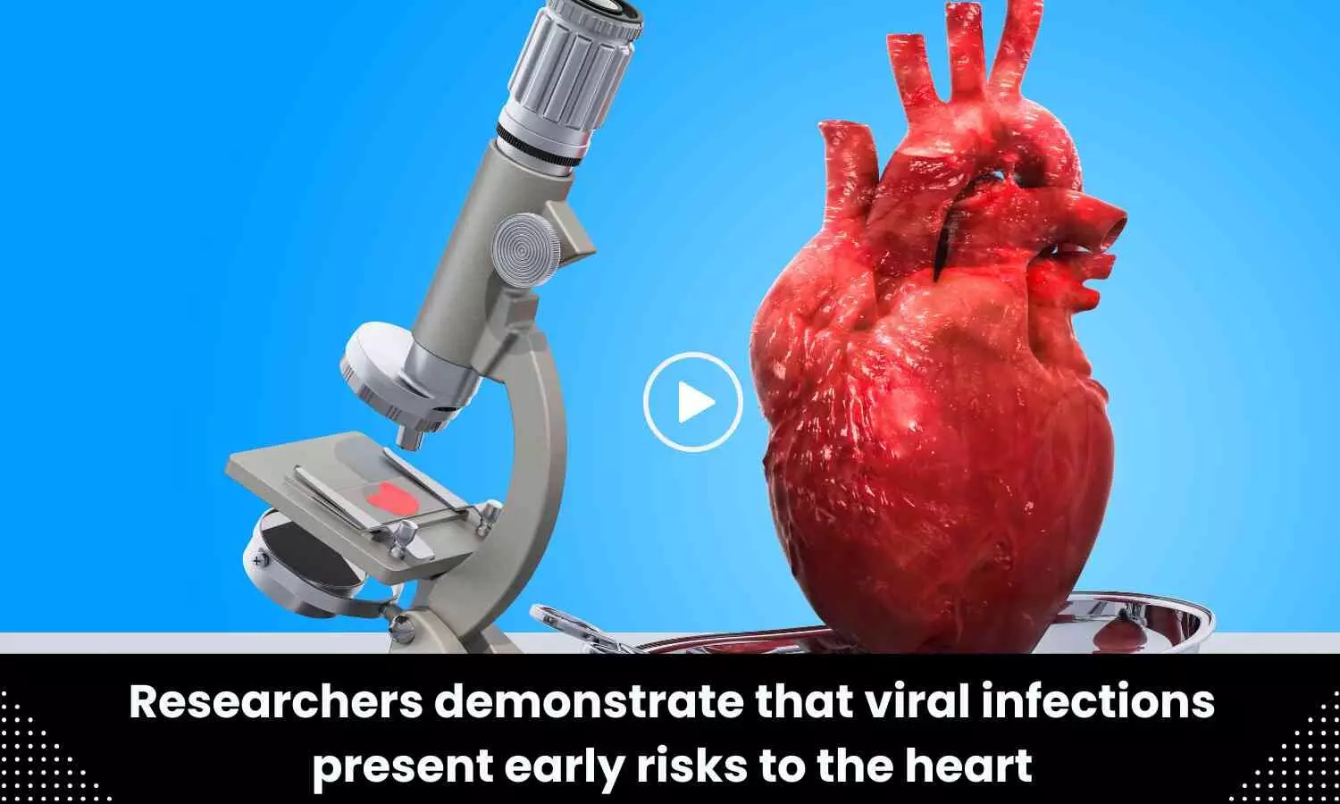 Researchers demonstrate that viral infections present early risks to the heart