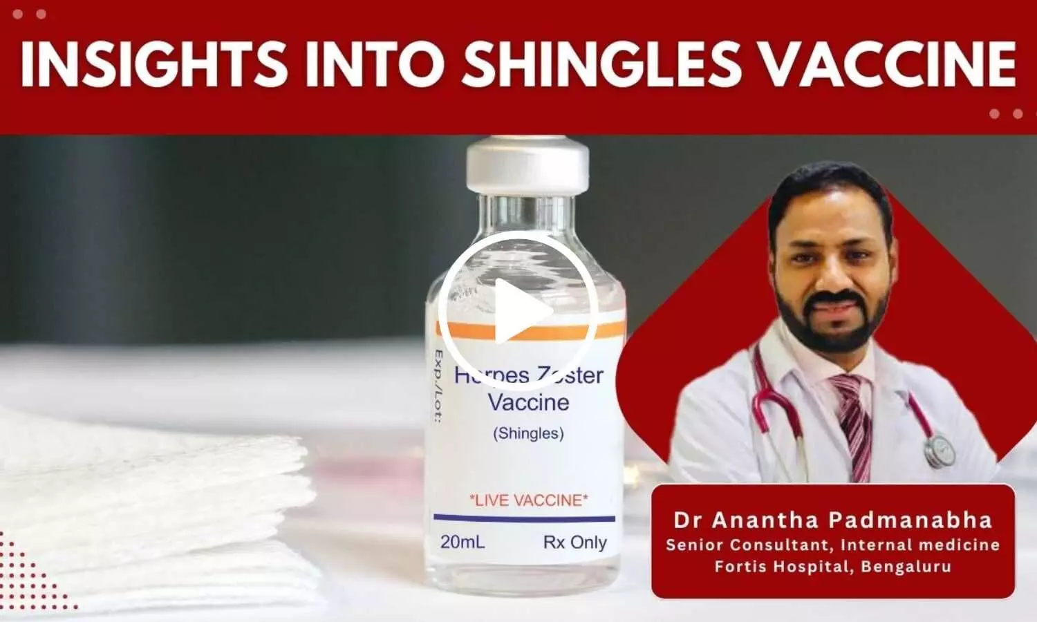 Insights into Shingles Vaccine with Dr Anantha Padmanabha