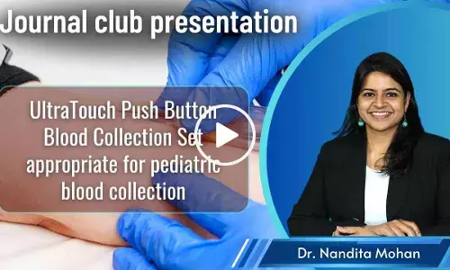 BD Vacutainer® UltraTouch™ Push Button Blood Collection Set reduces pediatric fear, anxiety