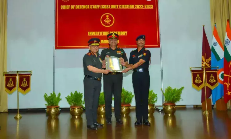 Armed Forces Medical College Pune awarded Unit Citation by Chief of Defence Staff