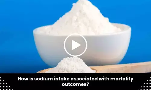 How is sodium intake associated with mortality outcomes? : Study