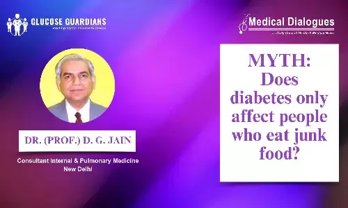 Understanding Diabetes and Junk Food Consumption - Dr DG Jain