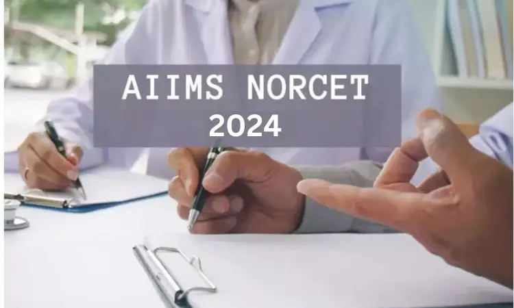 1524 Seat Vacant for AIIMS NORCET 6 Exam 2024, details