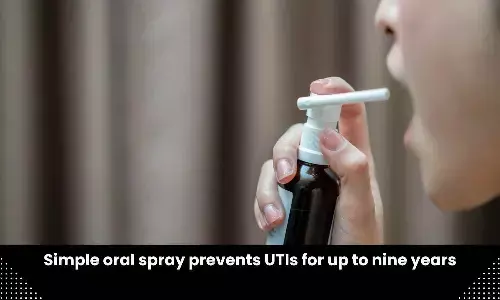 Simple oral spray vaccine prevents UTIs for up to nine years: Research