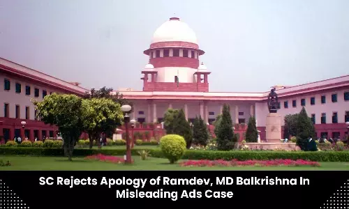 Misleading ads case: SC rejects apology of Ramdev, MD Balkrishna