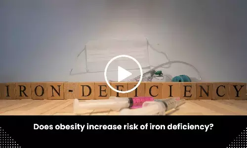 Does obesity increase risk of iron deficiency?