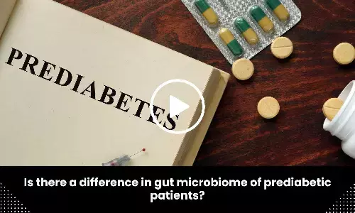 Is there a difference in gut microbiome of prediabetic patients? Study sheds light