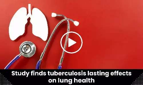 Study finds tuberculosis lasting effects on lung health