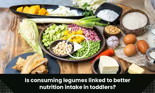 Is consuming legumes linked to better nutrition intake in toddlers?