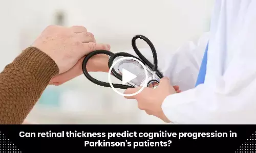 Can retinal thickness predict cognitive progression in Parkinsons patients?