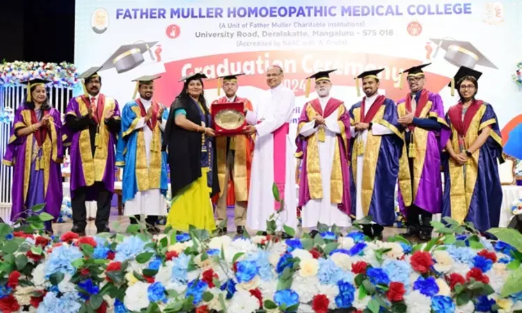 Father Muller Homeopathic Medical College Hospital holds 34th graduation ceremony, 85 BHMS graduates get degrees