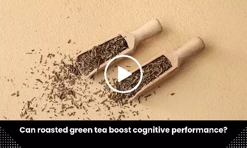 Can roasted green tea boost cognitive performance?