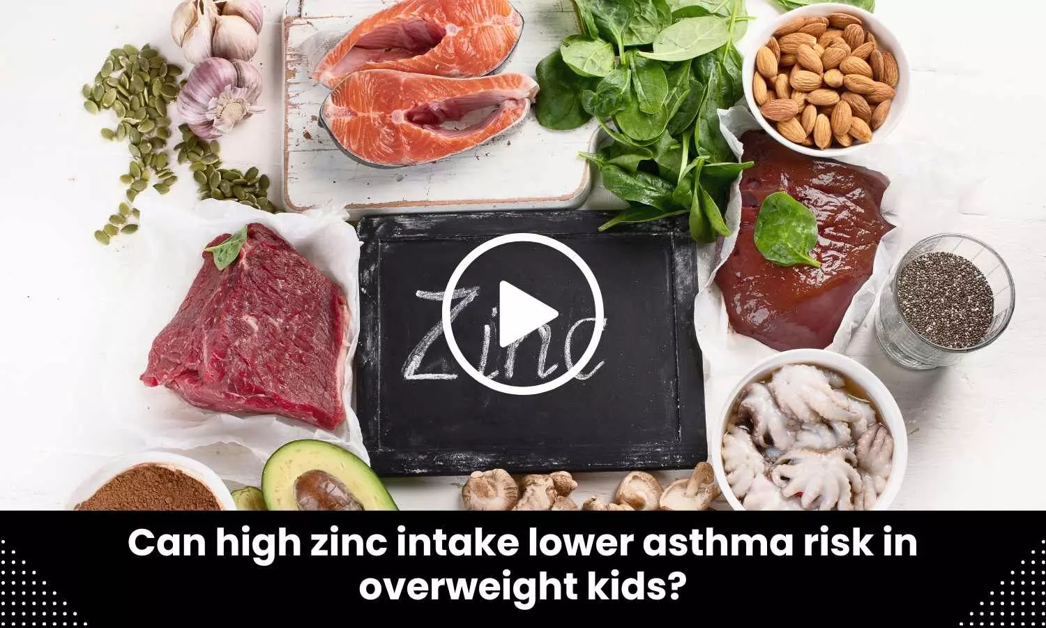 Can high zinc intake lower asthma risk in overweight kids?