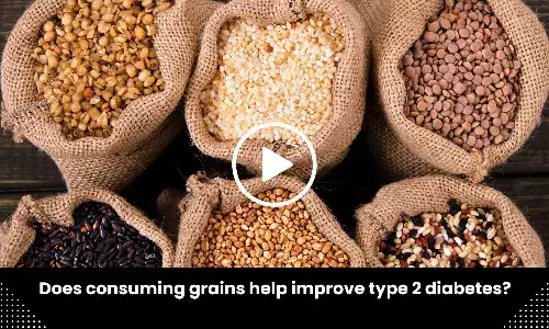 Does consuming grains help improve type 2 diabetes?