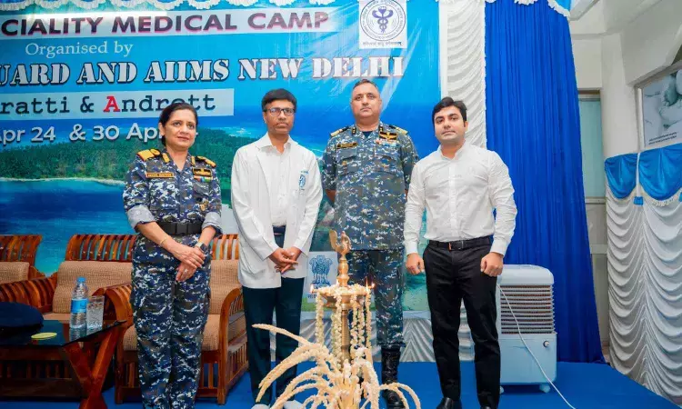 Delhi AIIMS, Indian Coast Guard holds medical camp in Lakshadweep