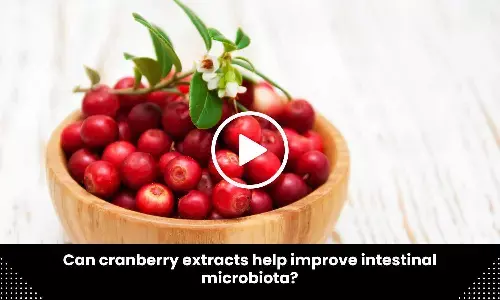 Can cranberry extracts help improve intestinal microbiota?