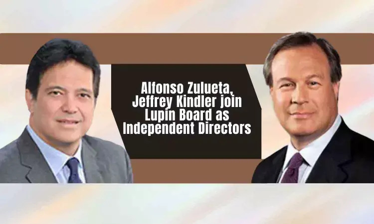 Lupin ropes in Jeffrey Kindler, Alfonso Zulueta as Independent Directors