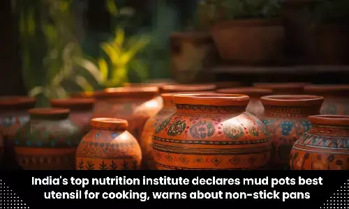 National Institute of Nutrition terms earthen cookware as safest utensil for cooking food
