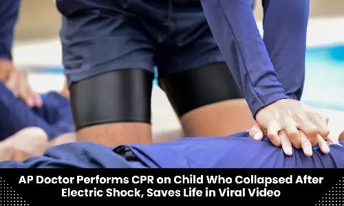 Doctor saves life of child who collapsed after electric shock