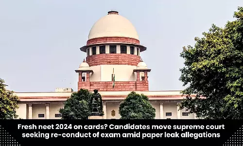 Candidates move SC seeking re-conduct of NEET UG 2024 exam