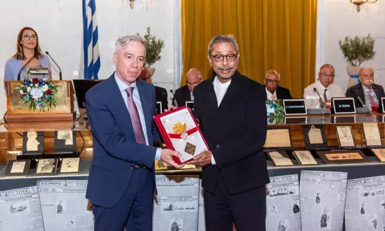 Medanta Chairman Dr Naresh Trehan honoured as one of Seven Legends by International Congress of Cardiac Surgery in Greece
