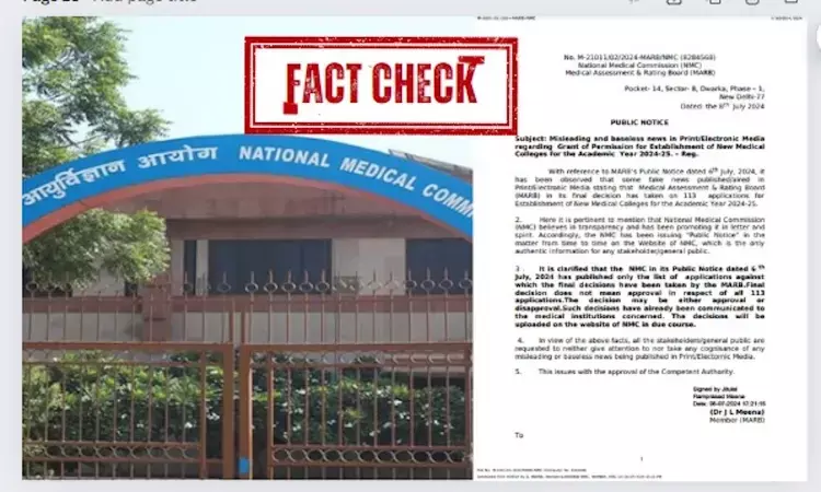 Fact Check: Has NMC given approval to 113 Medical Colleges?