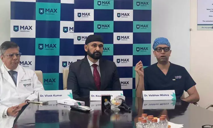 7 cm cardiac tumour removed by open heart surgery through minimally invasive procedure at Max Hospital Patparganj
