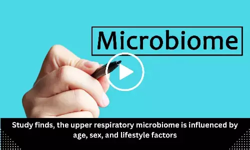 Study finds, the upper respiratory microbiome is influenced by age, sex, and lifestyle factors