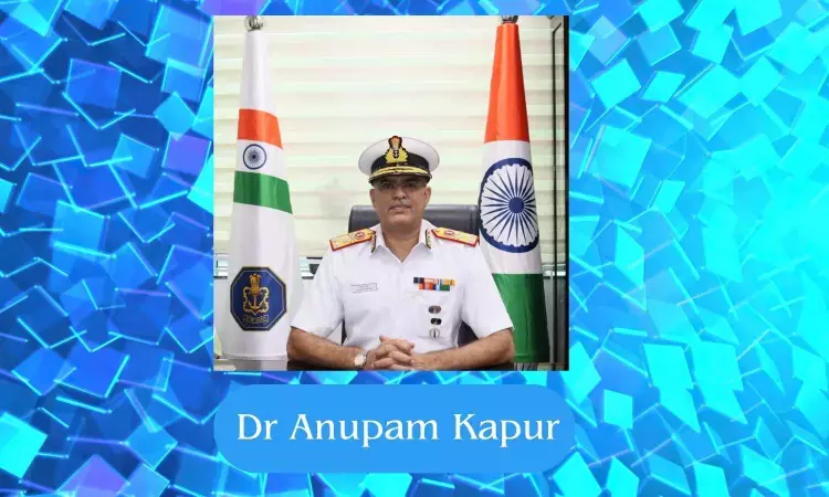 Surgeon Vice Adm Anupam Kapur takes charge as Director General Hospital Services-Armed Forces