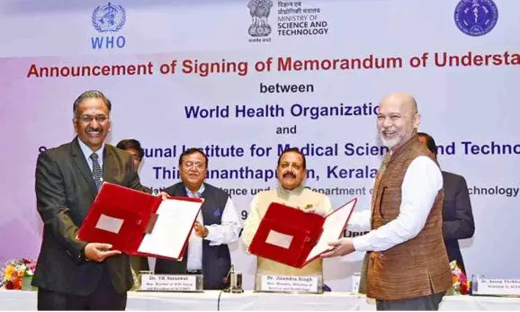 Union Minister Dr Jitendra Singh hails WHO on signing MOU with India for medical devices production