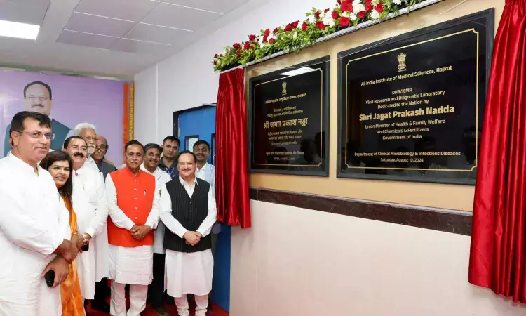 Union Health Minister inaugurates Virus Research and Diagnostic Laboratory at AIIMS Rajkot