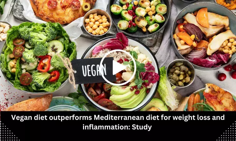 Vegan diet outperforms Mediterranean diet for weight loss and inflammation: Study