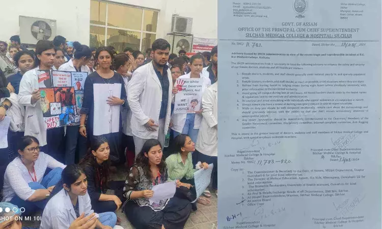 Controversy erupts over Silchar Medical College Hospital advisory for female medicos following RG Kar incident