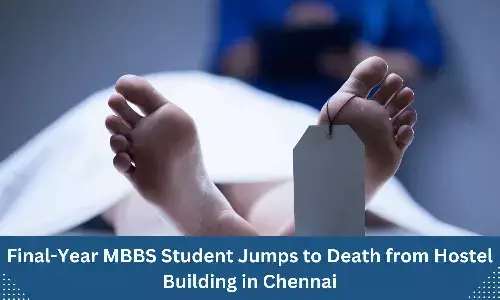 23 year old MBBS Medico jumps to death from hostel building in Chennai, probe underway