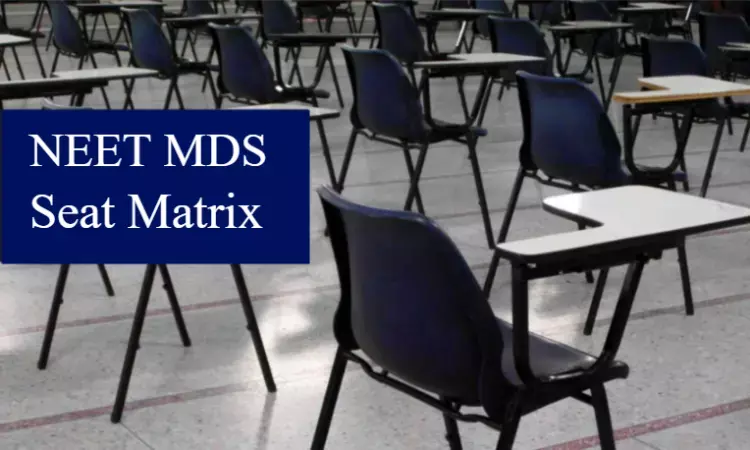 196 Seats Vacant for NEET MDS Counselling 2024 stray round, UP DGME Releases Seat Matrix