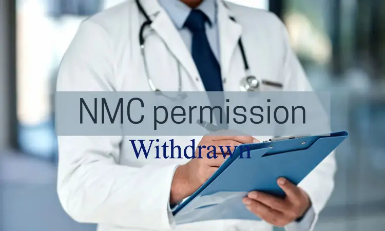 NMC Withdraws LoP issued to Dr YSR Govt Medical College as State cites Inadequate Infrastructure