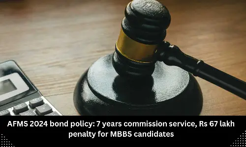 Rs 67 lakh bond penalty, 7 years of commission service: AFMS bond policy for MBBS candidates 2024