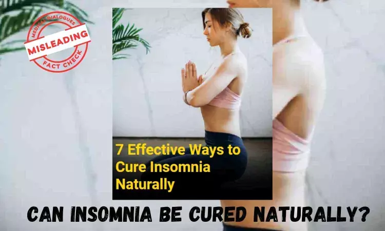 Fact Check: Can Insomnia be Cured Naturally?