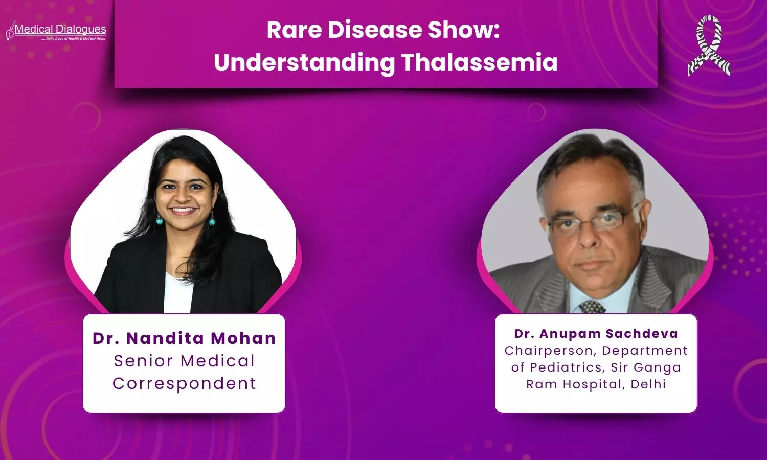 Rare Disease : Understanding Thallasemia with Dr Anupam Sachdeva