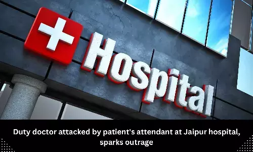 On-duty doctor allegedly assaulted by patients attendants at Jaipur hospital