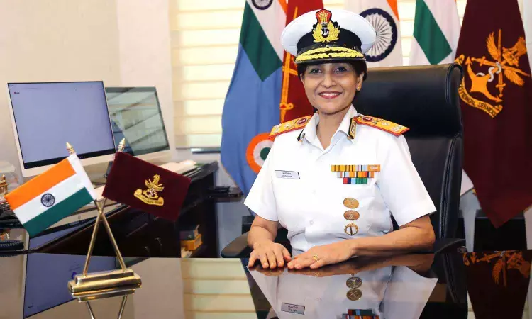 Surgeon Vice Admiral Arti Sarin takes charge as first woman Director General of Armed Forces Medical Services