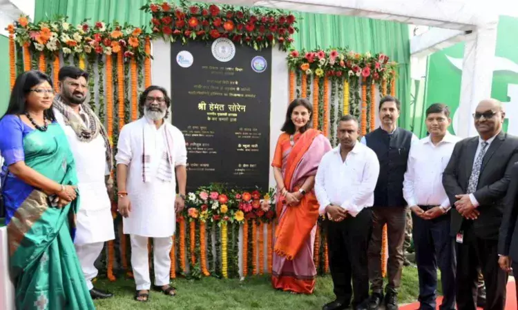 Jharkhand CM lays foundation stone for 310-bed Apollo multi-speciality hospital in Ranchi