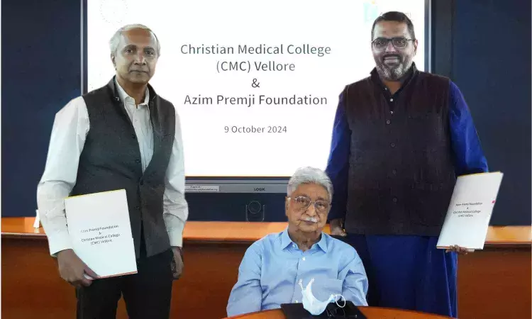 CMC Vellore gets Rs 500 crore grant from Azim Premji Foundation to set up a new medical college at Chittoor