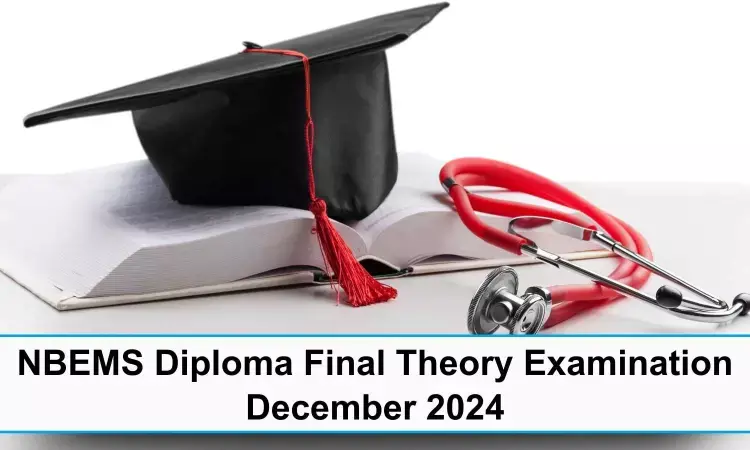 NBE Diploma Final Theory Examination 14th and 15th December, check out application details